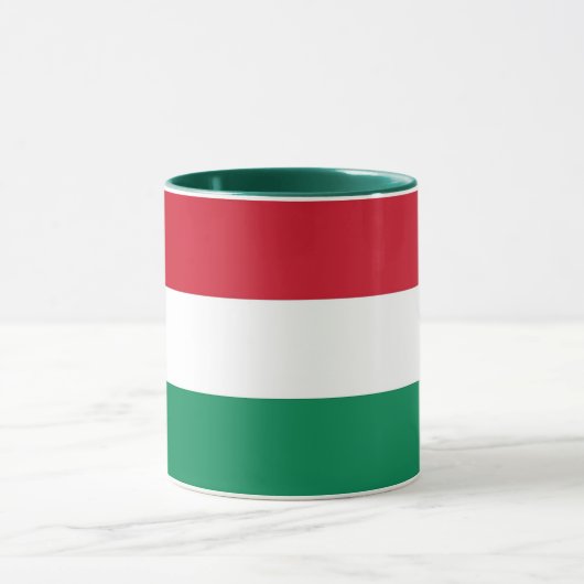 Zwarte Combo Mok met Hongaarse vlag (Midden)