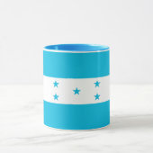 Zwarte Combo Mok met vlag van Honduras (Midden)