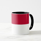 Zwarte Combo-Mok met vlag van North Carolina, Vere Mok (Voorkant rechts)