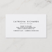 Zwarte Confetti Stippen Modern Visitekaartje (Achterkant)