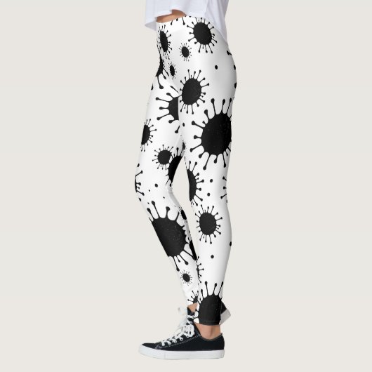 zwarte coronavirus leggings (Links)