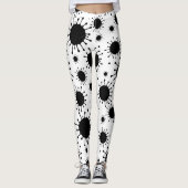 zwarte coronavirus leggings (Voorkant)