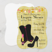 Zwarte corsetellerie met goud kaart (Voorkant / Achterkant)