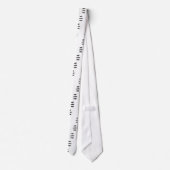 Zwarte corvette stropdas (Achterkant)