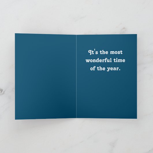 Zwarte Cowgirl Winterlandschap Paard Prettig Kerst Feestdagen Kaart (Binnen)