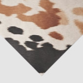 Zwarte Crème Bruine Koehuid Trouw Tissuepapier (Detail)