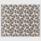  zwarte crème met kerst cadeaupapier (Vlak)