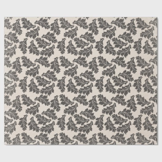  zwarte crème met kerst cadeaupapier (Vlak)