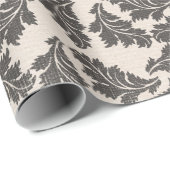  zwarte crème met kerst cadeaupapier (Rol Hoek)