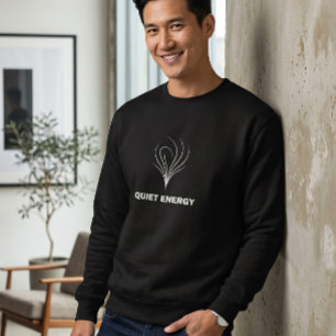 Zwarte Crewneck Sweatshirt met Strak Design Stil