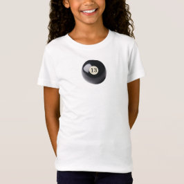 Zwarte Cue Bal 13 T-shirt