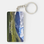 Zwarte Cuillin Mountain op het eiland Skye, Schotl Sleutelhanger (achterkant)