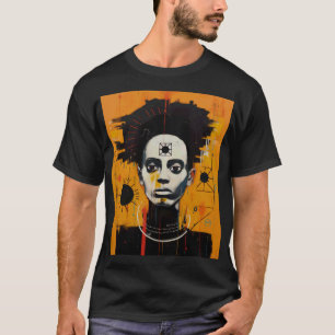 Zwarte cultuur Abstract portret - modern erfgoed T-shirt