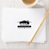 Zwarte dakbedekking etiket (Insitu)