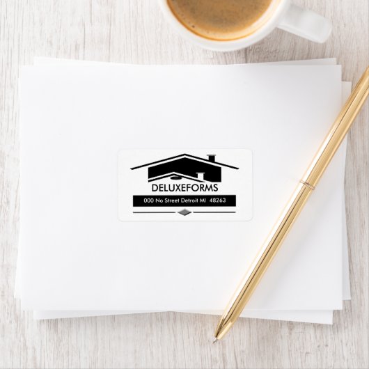 Zwarte dakbedekking etiket (Insitu)