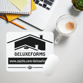 Zwarte dakbedekking muismat