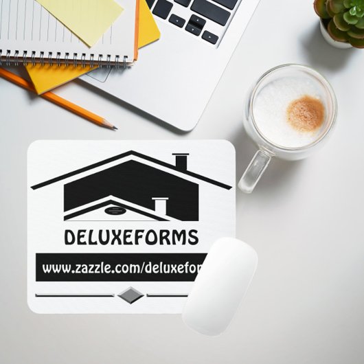 Zwarte dakbedekking muismat