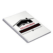 Zwarte dakbedekking notitieboek (Rechterzijde)