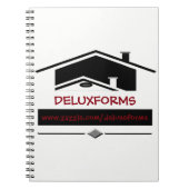 Zwarte dakbedekking notitieboek (Voorkant)