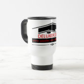 Zwarte dakbedekking reisbeker (Voorkant links)