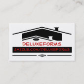 Zwarte dakbedekking visitekaartje (Voorkant)