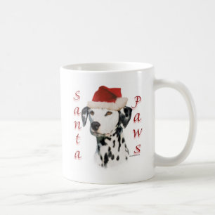 Zwarte Dalmatische Santa Paws Koffiemok