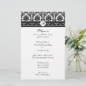  Zwarte Damasgrenzen (Staand voorkant)