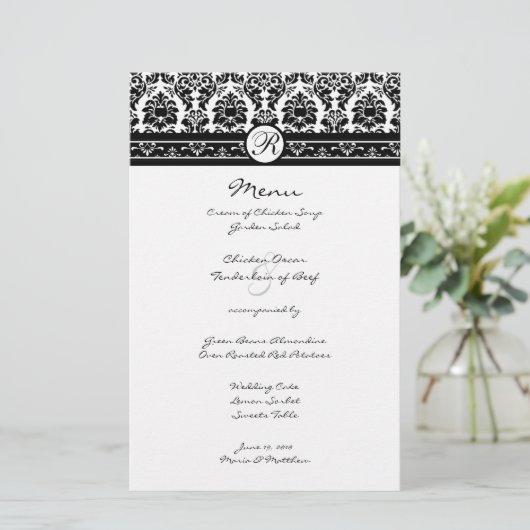  Zwarte Damasgrenzen (Staand voorkant)