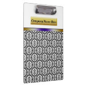 Zwarte Damaskers op wit Klembord (Rechts)