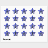 Zwarte dame sticker voor elk item oppervlak.  (Vel)