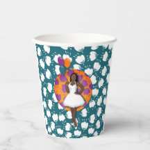 Zwarte dameskleurige ballonnen ventilatorpatroon B