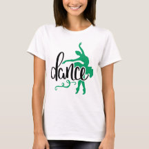 Zwarte dans / shamrock groene pointe balletdanser