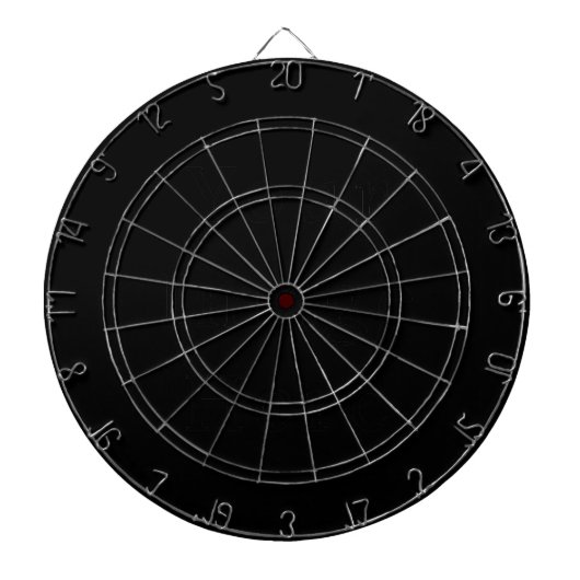 Zwarte Dart Board - Gepersonaliseerd Dartboard Sja Dartbord (Voorkant)