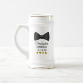 Zwarte Das Groom Naam Poker Night Bierpul (Links)