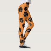 Zwarte de Leggings van de Confettien van O'Lantern (Rechts)