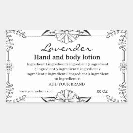 Zwarte decoratieve frame witte achtergrond label