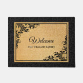 Zwarte Dekker en deurmat (Voorkant)