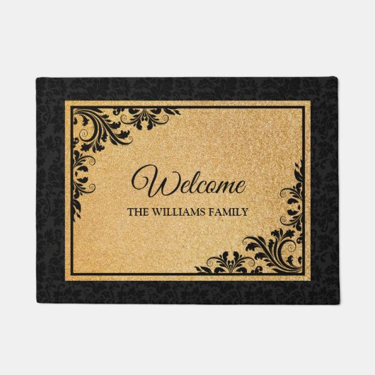 Zwarte Dekker en deurmat (Voorkant)