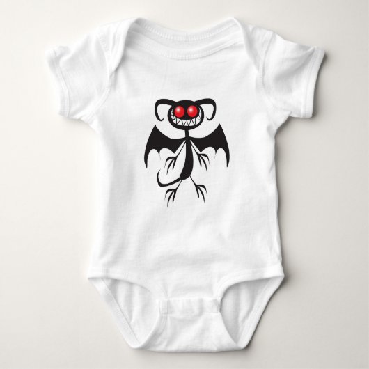ZWARTE DEMONS ROMPER (Voorkant)