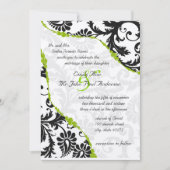  zwarte demper met Apple Green Vines Kaart (Voorkant)