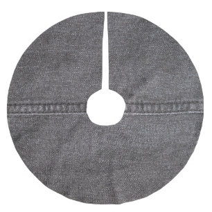 Zwarte denim stof, mode textuur. kerstboom rok