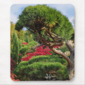 Zwarte dennen en rode Japanse esdoorn Muismat (Voorkant)