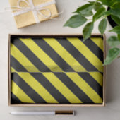 ZWARTE DIAGONAAL STRIPE WEEFSELPAPIER TISSUEPAPIER (Geschenk)