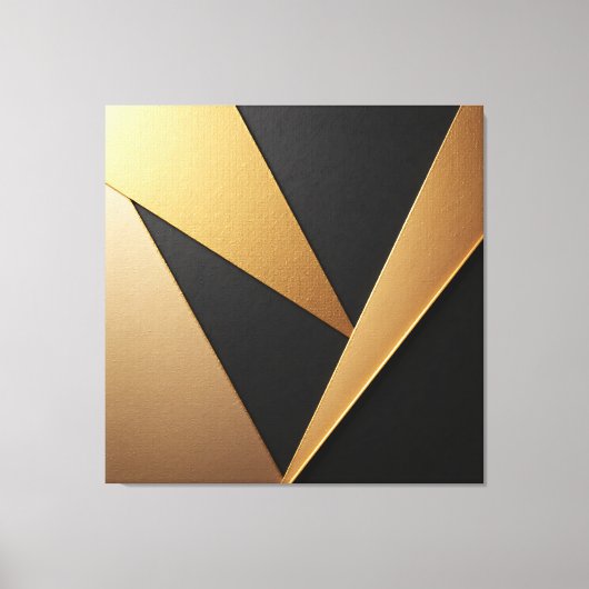 Zwarte Diamant Canvas Afdruk (Voorkant)