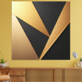Zwarte Diamant Canvas Afdruk (Insitu (Woonkamer))