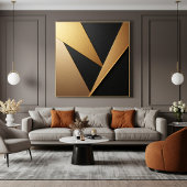Zwarte Diamant Canvas Afdruk