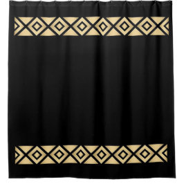 "Zwarte diamant" Douchegordijn