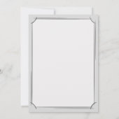 Zwarte Diamant Edelsteen Sieraden. Kaart (Achterkant)