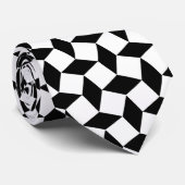 Zwarte Diamant Stropdas (Opgerold)
