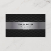 Zwarte diamanten achtergrond visitekaartje (Voorkant)